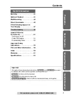 Preview for 5 page of Panasonic KXTG5055W - 5.8GHZ FHSS CDL Operating Instructions Manual