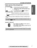 Preview for 7 page of Panasonic KXTG5055W - 5.8GHZ FHSS CDL Operating Instructions Manual