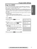 Preview for 17 page of Panasonic KXTG5055W - 5.8GHZ FHSS CDL Operating Instructions Manual