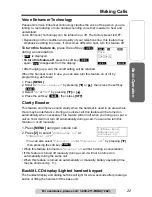 Preview for 21 page of Panasonic KXTG5055W - 5.8GHZ FHSS CDL Operating Instructions Manual