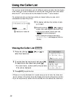 Preview for 24 page of Panasonic KXTG5055W - 5.8GHZ FHSS CDL Operating Instructions Manual