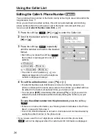 Preview for 26 page of Panasonic KXTG5055W - 5.8GHZ FHSS CDL Operating Instructions Manual