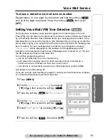 Preview for 35 page of Panasonic KXTG5055W - 5.8GHZ FHSS CDL Operating Instructions Manual