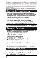 Preview for 62 page of Panasonic KXTG5055W - 5.8GHZ FHSS CDL Operating Instructions Manual