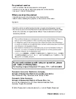 Preview for 64 page of Panasonic KXTG5055W - 5.8GHZ FHSS CDL Operating Instructions Manual