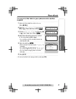 Preview for 45 page of Panasonic KXTG5243 - KXTG5240M TOT 3 H/S Operating Instructions Manual