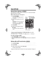 Preview for 46 page of Panasonic KXTG5243 - KXTG5240M TOT 3 H/S Operating Instructions Manual