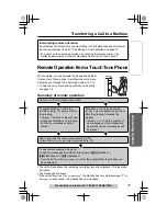 Preview for 71 page of Panasonic KXTG5243 - KXTG5240M TOT 3 H/S Operating Instructions Manual