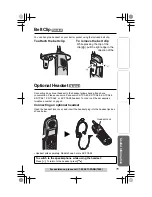 Preview for 75 page of Panasonic KXTG5243 - KXTG5240M TOT 3 H/S Operating Instructions Manual