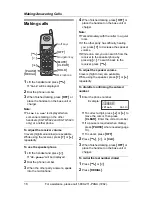 Предварительный просмотр 16 страницы Panasonic KXTG5421S Operating Instructions Manual