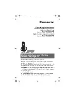 Panasonic KXTG5511FX Operating Instructions Manual предпросмотр