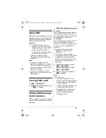 Preview for 35 page of Panasonic KXTG5511FX Operating Instructions Manual