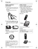 Preview for 10 page of Panasonic KXTG6052B Operating Instructions Manual