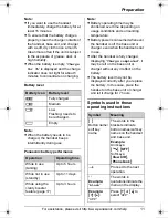 Preview for 11 page of Panasonic KXTG6052B Operating Instructions Manual