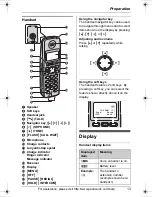 Preview for 13 page of Panasonic KXTG6052B Operating Instructions Manual