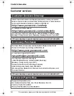 Preview for 52 page of Panasonic KXTG6052B Operating Instructions Manual