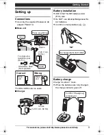Предварительный просмотр 9 страницы Panasonic KXTG6423 - EXPAND DIGITAL PHONE Operating Instructions Manual