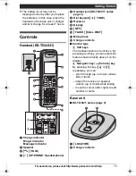 Preview for 11 page of Panasonic KXTG6423 - EXPAND DIGITAL PHONE Operating Instructions Manual