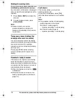 Preview for 16 page of Panasonic KXTG6423 - EXPAND DIGITAL PHONE Operating Instructions Manual