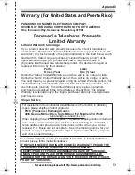 Предварительный просмотр 59 страницы Panasonic KXTG6423 - EXPAND DIGITAL PHONE Operating Instructions Manual