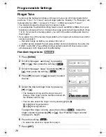 Предварительный просмотр 26 страницы Panasonic KXTG6500B - 2LINE 5.8G MULTI H/S Operating Instructions Manual