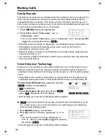 Предварительный просмотр 36 страницы Panasonic KXTG6500B - 2LINE 5.8G MULTI H/S Operating Instructions Manual