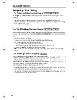 Предварительный просмотр 66 страницы Panasonic KXTG6500B - 2LINE 5.8G MULTI H/S Operating Instructions Manual