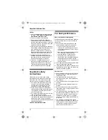 Предварительный просмотр 8 страницы Panasonic KXTG6511FX Operating Instructions Manual