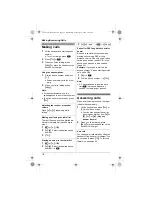 Предварительный просмотр 18 страницы Panasonic KXTG6511FX Operating Instructions Manual