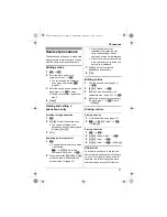 Предварительный просмотр 21 страницы Panasonic KXTG6511FX Operating Instructions Manual