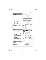 Предварительный просмотр 29 страницы Panasonic KXTG6511FX Operating Instructions Manual