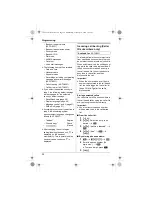 Предварительный просмотр 30 страницы Panasonic KXTG6511FX Operating Instructions Manual