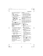 Предварительный просмотр 31 страницы Panasonic KXTG6511FX Operating Instructions Manual