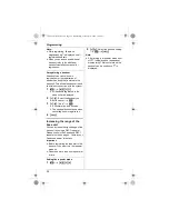 Предварительный просмотр 32 страницы Panasonic KXTG6511FX Operating Instructions Manual