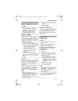 Предварительный просмотр 33 страницы Panasonic KXTG6511FX Operating Instructions Manual