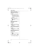 Предварительный просмотр 34 страницы Panasonic KXTG6511FX Operating Instructions Manual