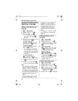 Предварительный просмотр 36 страницы Panasonic KXTG6511FX Operating Instructions Manual