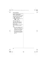 Предварительный просмотр 44 страницы Panasonic KXTG6511FX Operating Instructions Manual