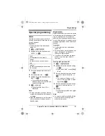 Предварительный просмотр 33 страницы Panasonic KXTG6591E Operating Instructions Manual