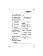 Предварительный просмотр 43 страницы Panasonic KXTG6591E Operating Instructions Manual