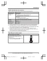 Предварительный просмотр 5 страницы Panasonic KXTG6841 Operating Instructions Manual