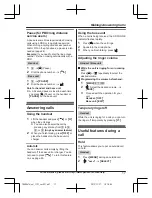 Предварительный просмотр 17 страницы Panasonic KXTG6841 Operating Instructions Manual