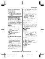 Предварительный просмотр 33 страницы Panasonic KXTG6841 Operating Instructions Manual