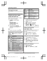 Предварительный просмотр 42 страницы Panasonic KXTG6841 Operating Instructions Manual