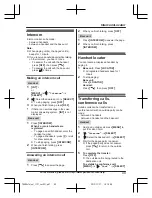 Предварительный просмотр 49 страницы Panasonic KXTG6841 Operating Instructions Manual