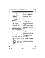 Preview for 16 page of Panasonic KXTG7511FX Operating Instructions Manual