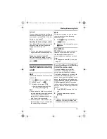 Preview for 19 page of Panasonic KXTG7511FX Operating Instructions Manual