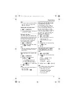 Preview for 31 page of Panasonic KXTG7511FX Operating Instructions Manual