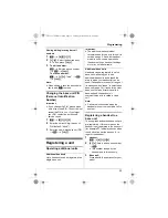 Preview for 33 page of Panasonic KXTG7511FX Operating Instructions Manual