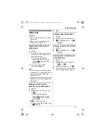 Preview for 37 page of Panasonic KXTG7511FX Operating Instructions Manual